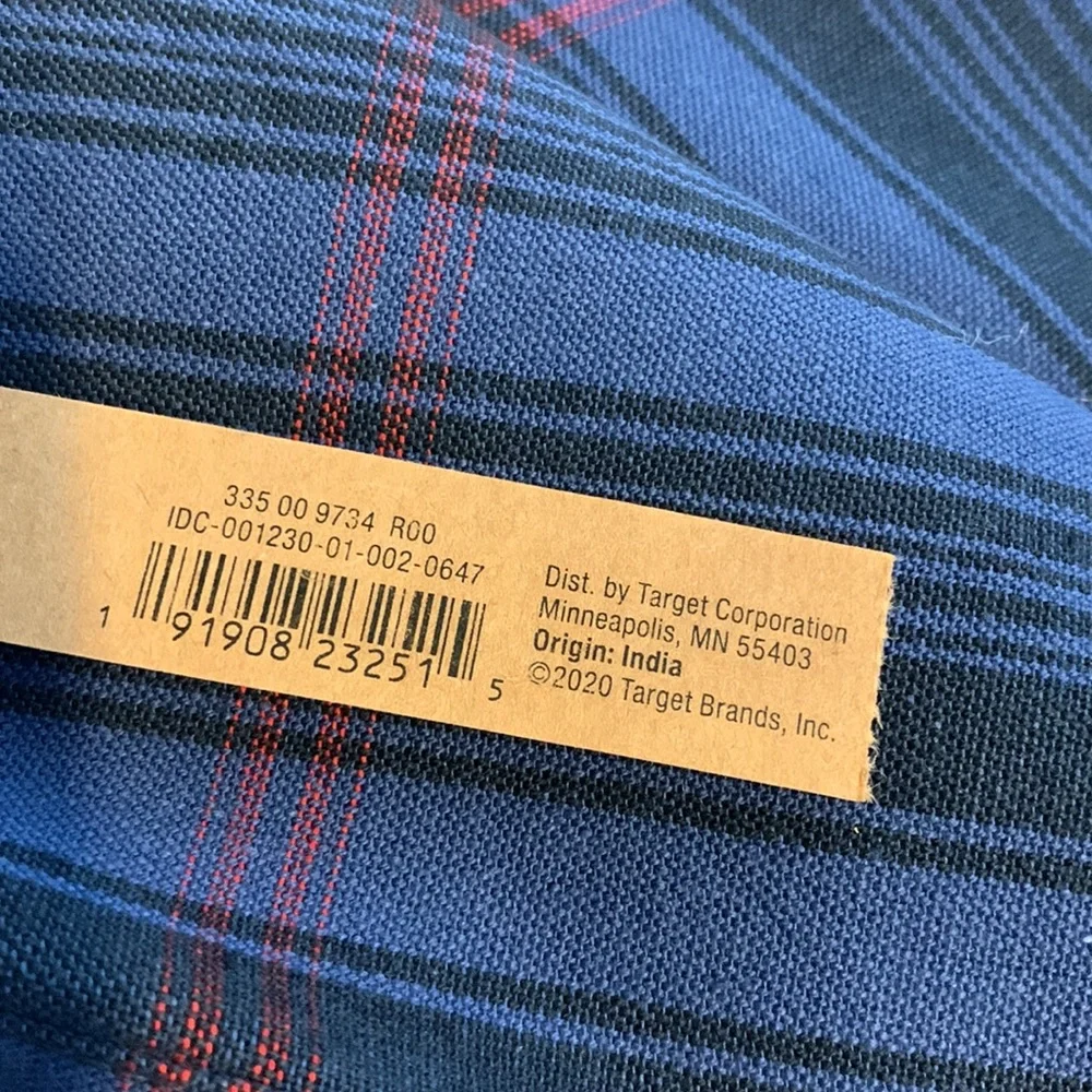 (217) Levi’s Blue and Red Striped Flour Sack Towel